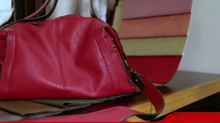 Waterproof Big Litchi Pattern Artifical PU Leather Fabric for Sofa Furniture Upholstery