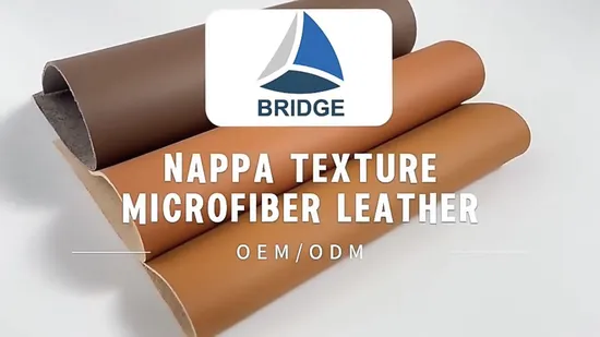 Microfiber Leather Rexine Leather Microfiber Faux Leather PU Synthetic Leather for Sofa Furniture